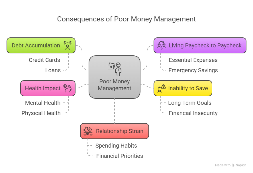 IV. Consequences of Poor Money Management - visual selection money management